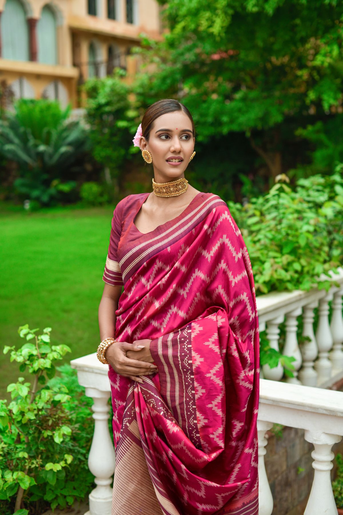 Blush Pink Handloom Weaving Silk Saree at Rs 2049.00, Handloom Silk Sarees